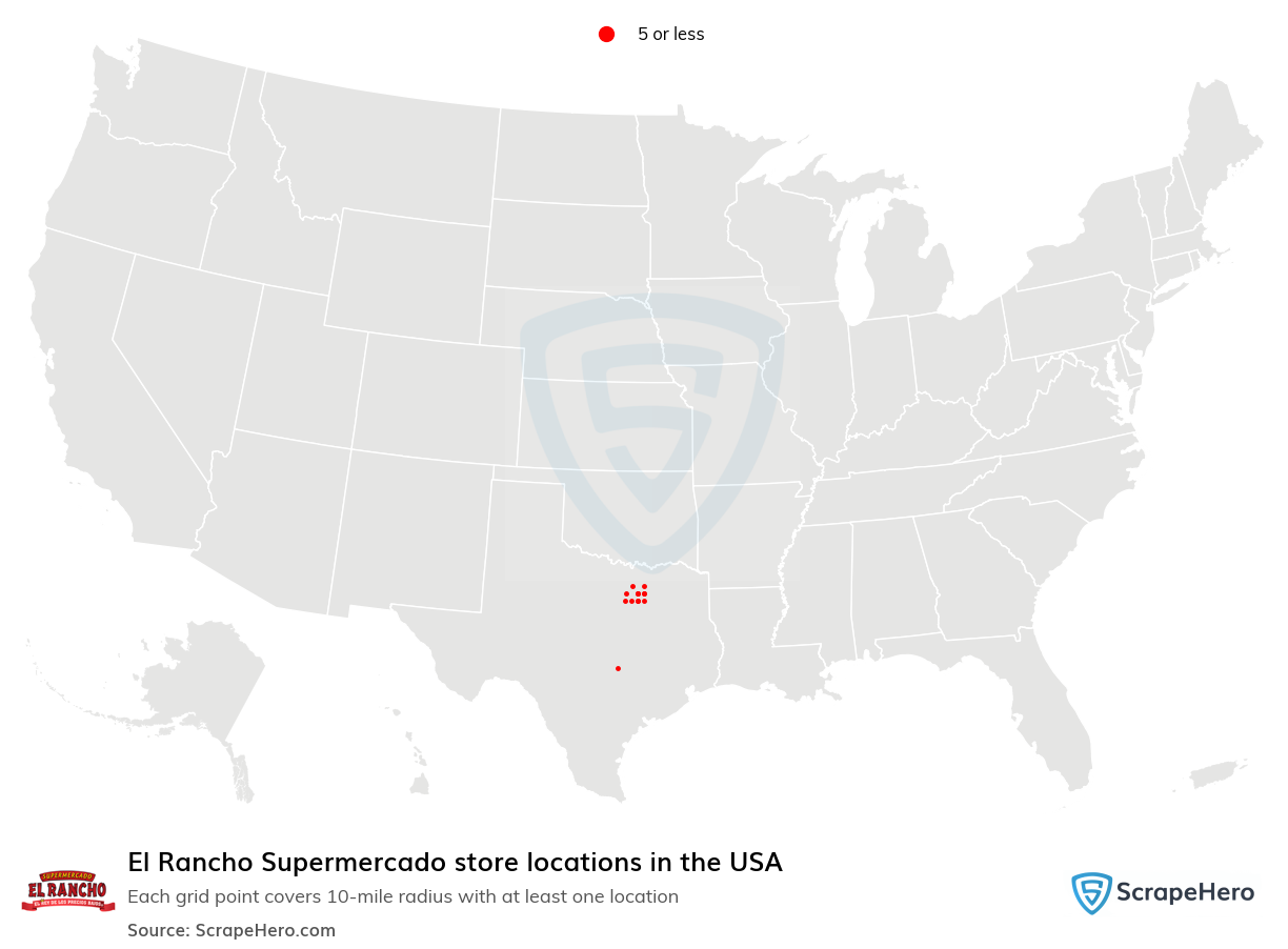 El Rancho Supermercado store locations