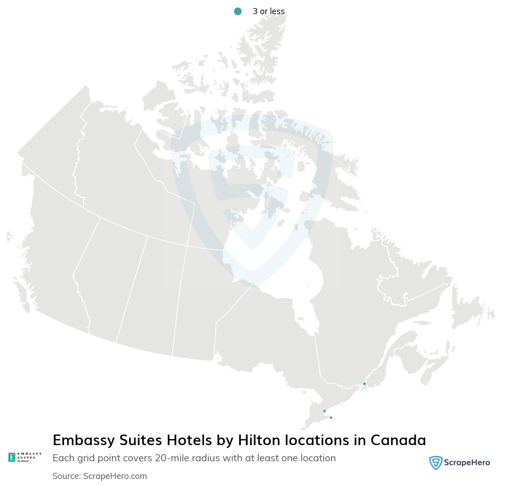 Embassy Suites Hotels by Hilton locations