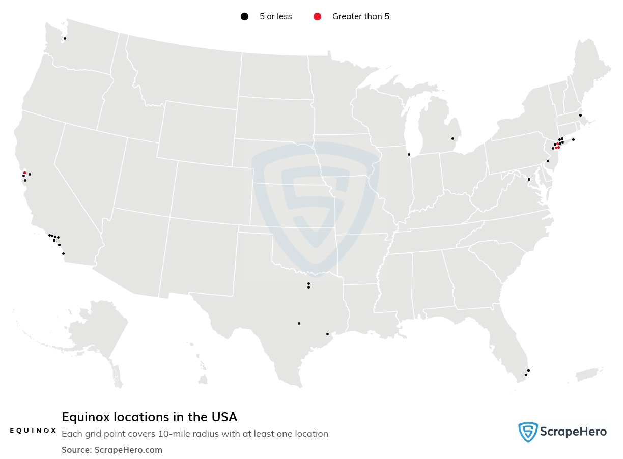 Equinox locations