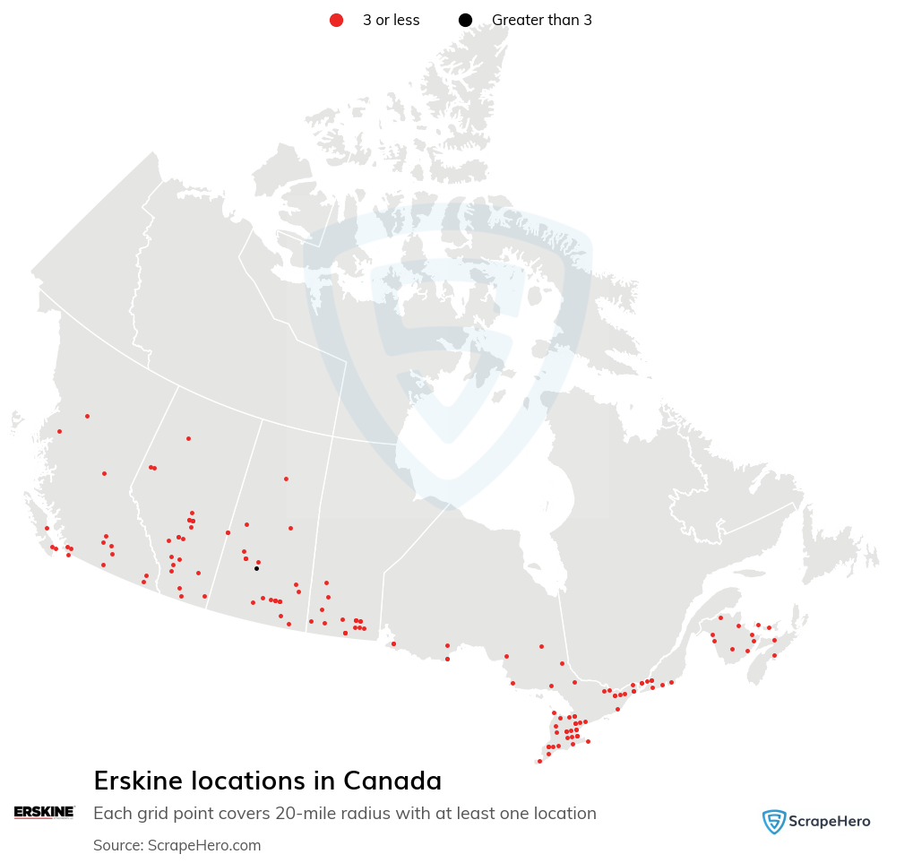 Erskine dealer locations