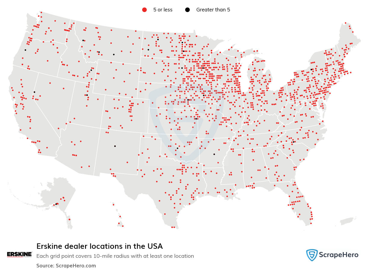 Erskine dealer locations