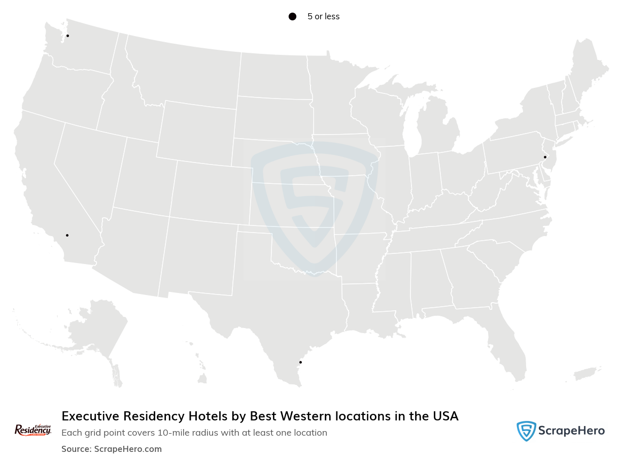 Executive Residency Hotels by Best Western locations