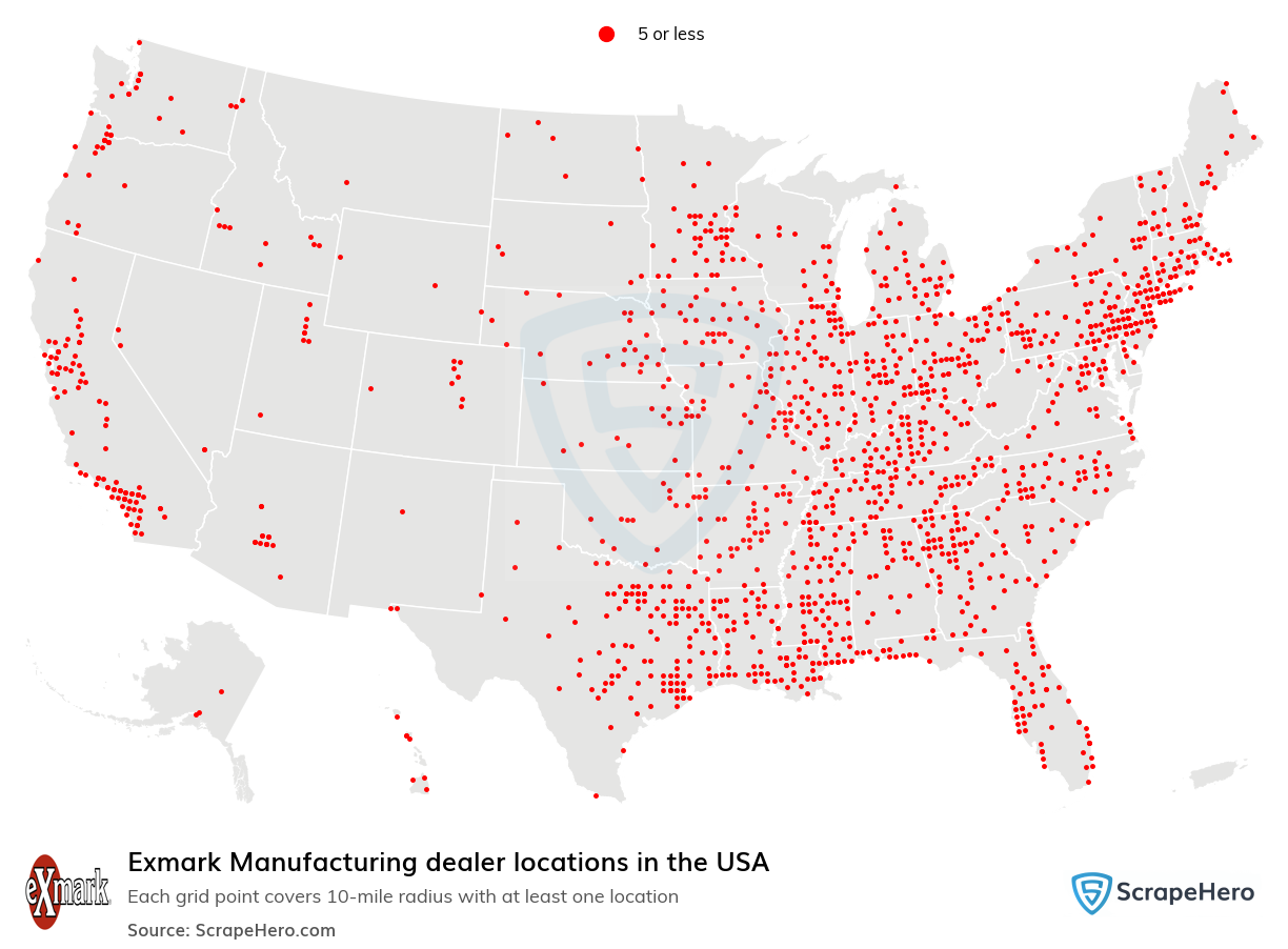 Exmark Manufacturing dealer locations