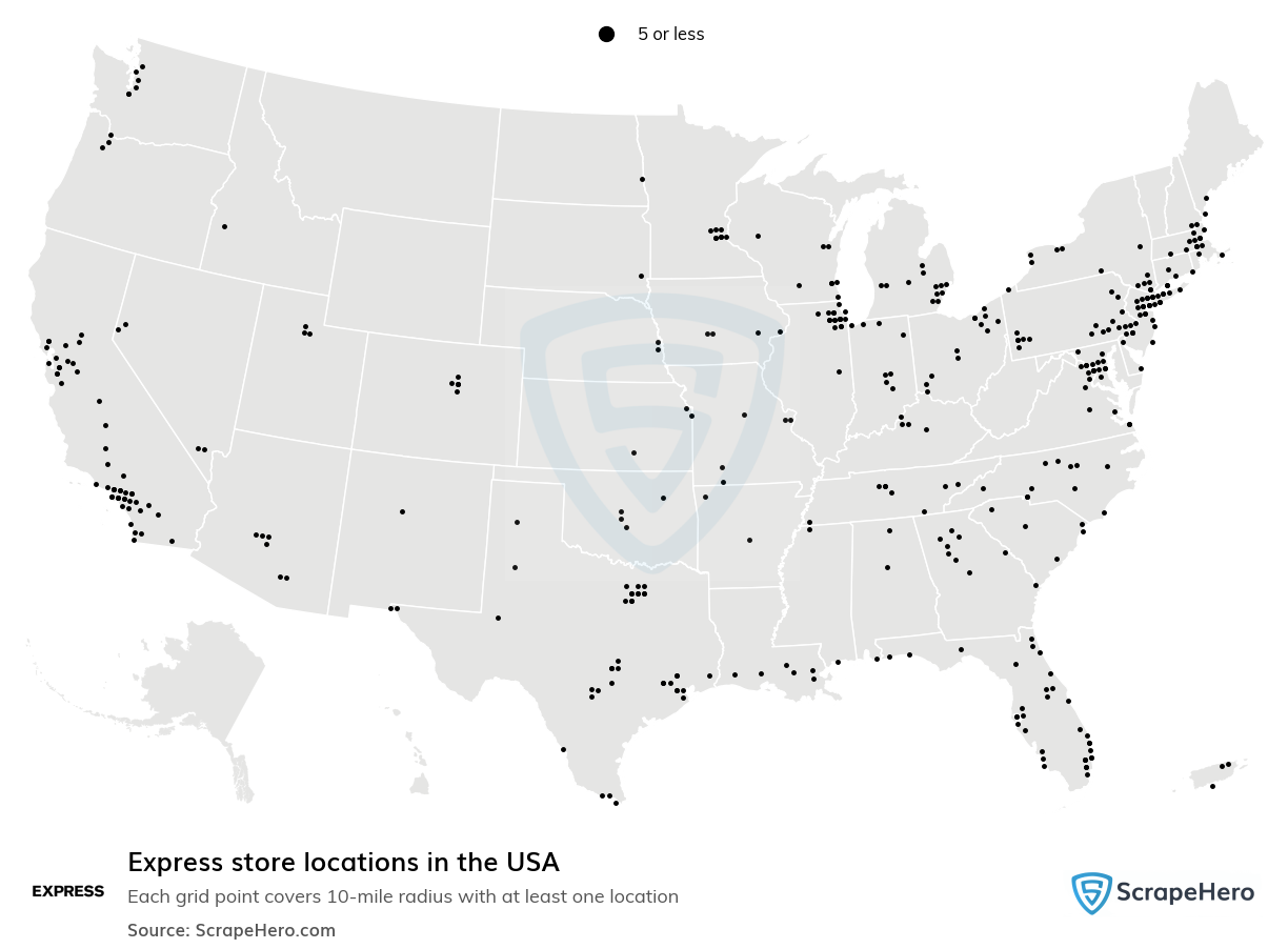 Express store locations