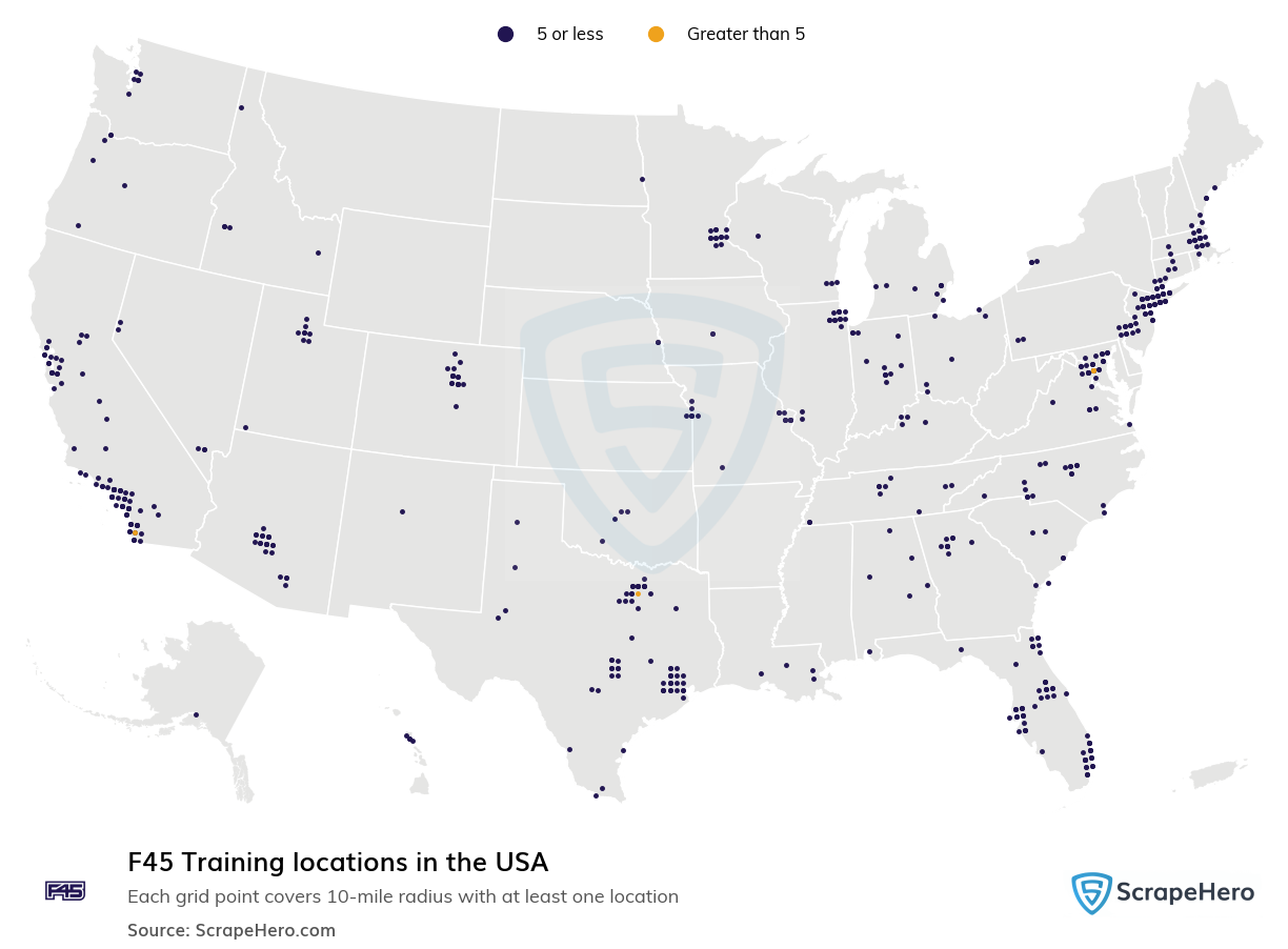 F45 Training locations