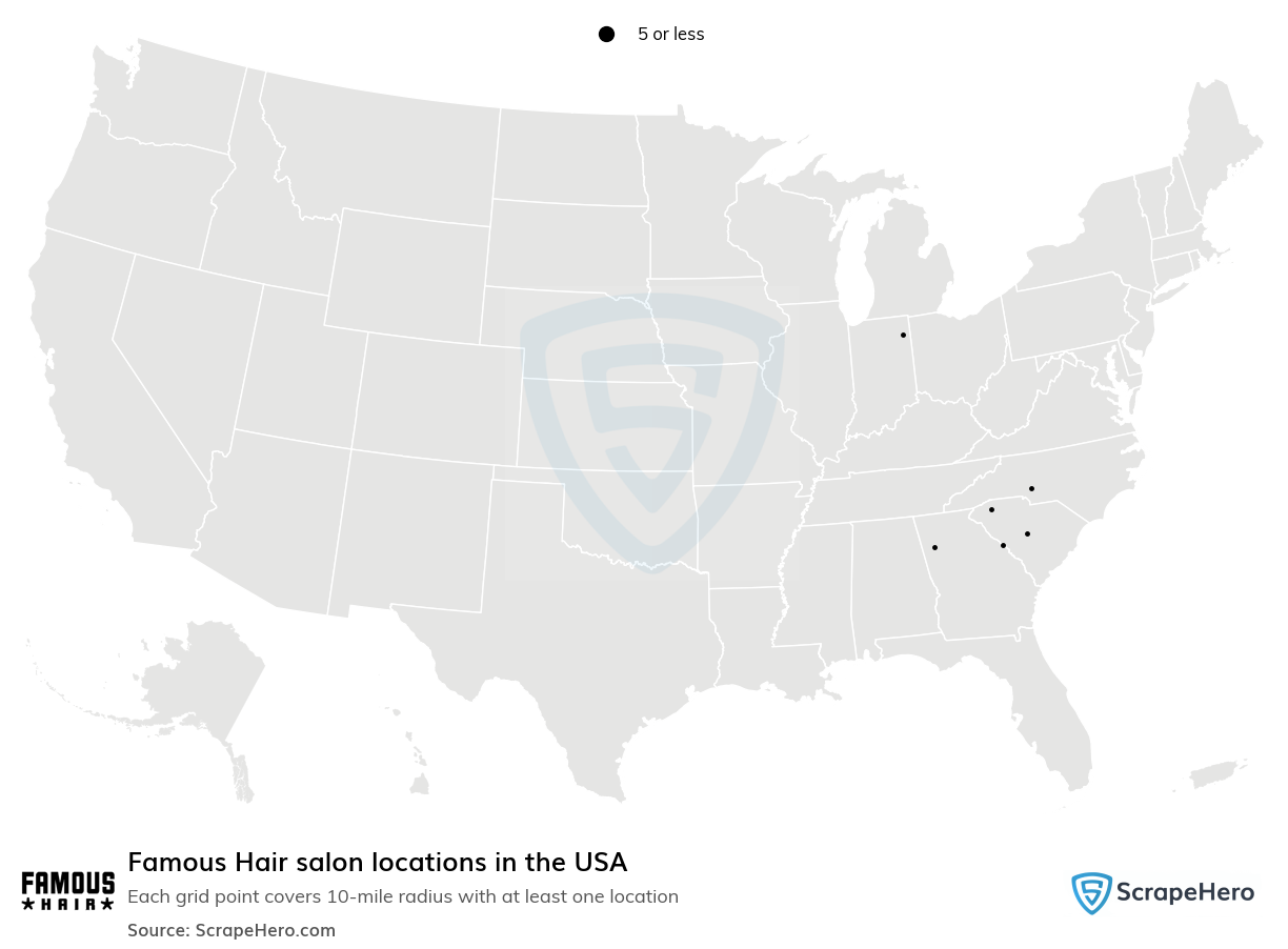 Famous Hair salon locations