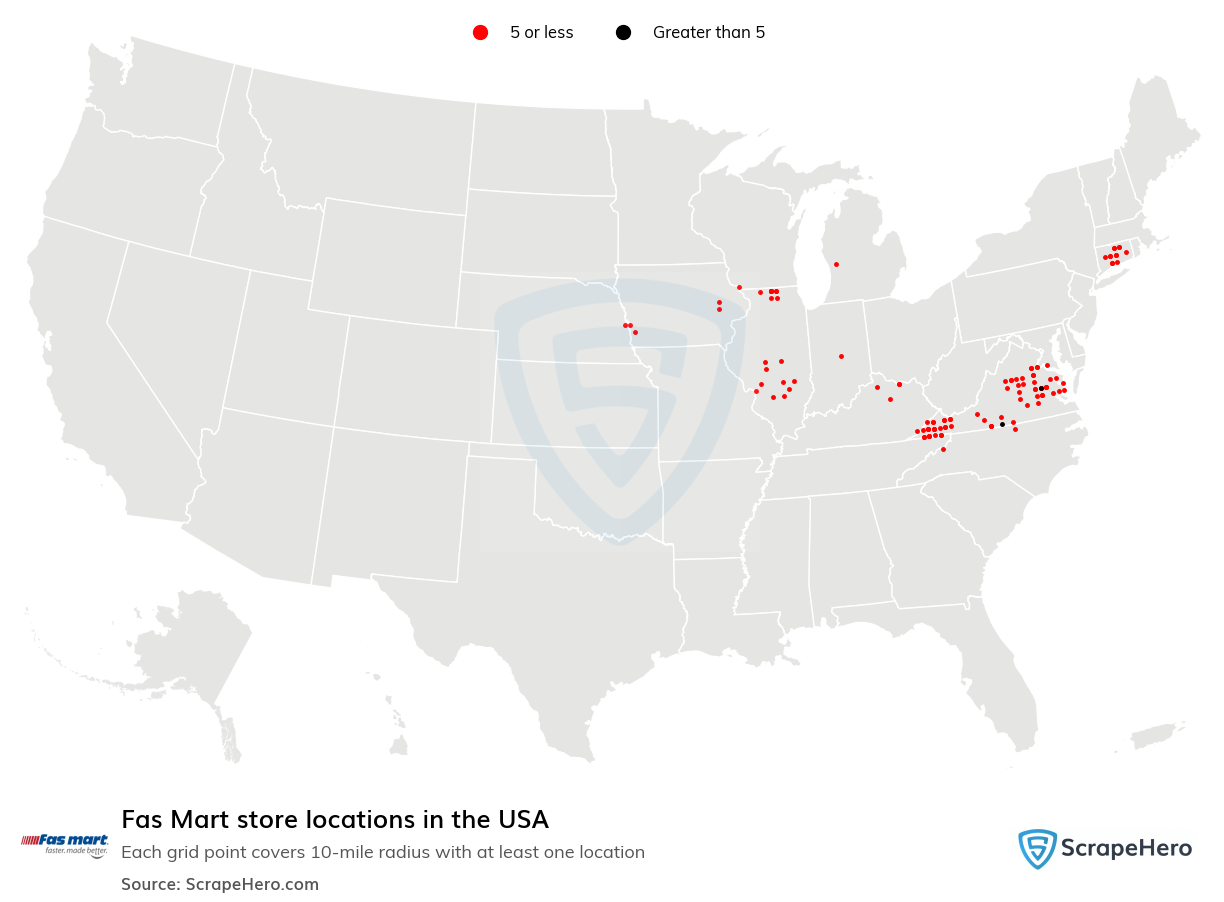 Fas Mart store locations