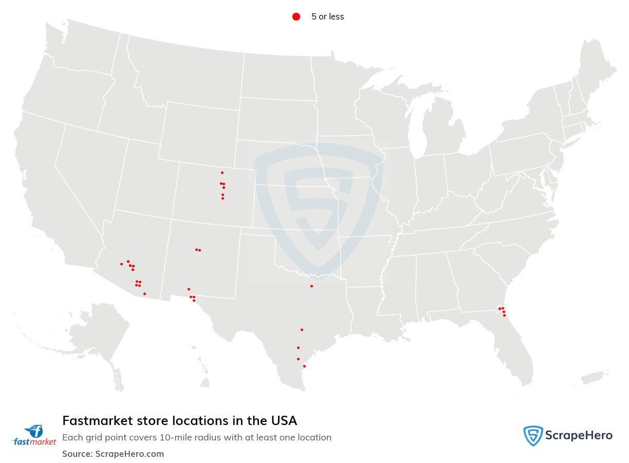Fastmarket store locations