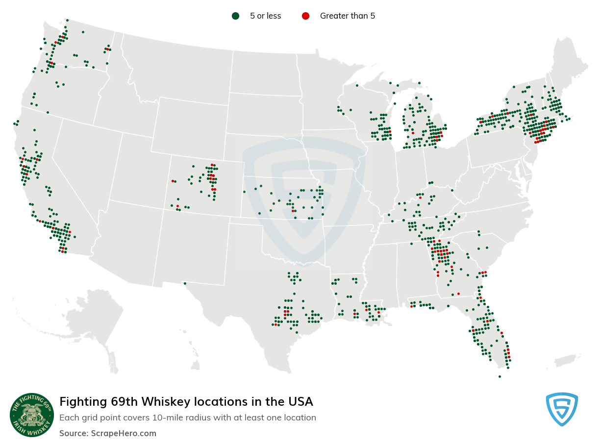 Fighting 69th Whiskey store locations