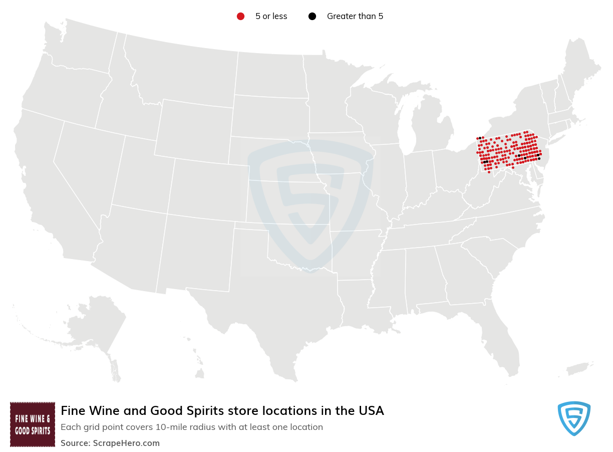 Fine Wine and Good Spirits store locations