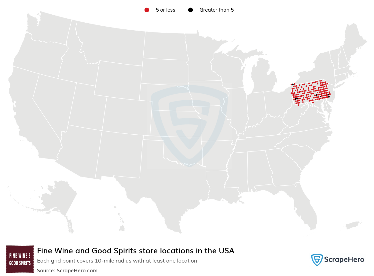 Fine Wine and Good Spirits store locations