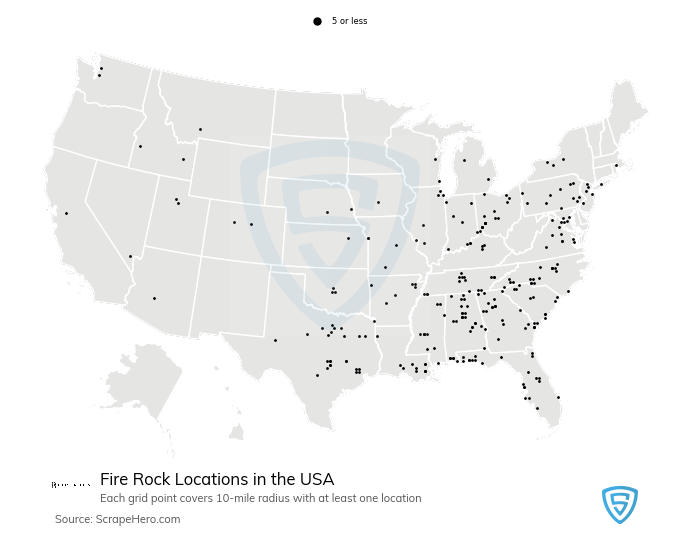 Fire Rock locations