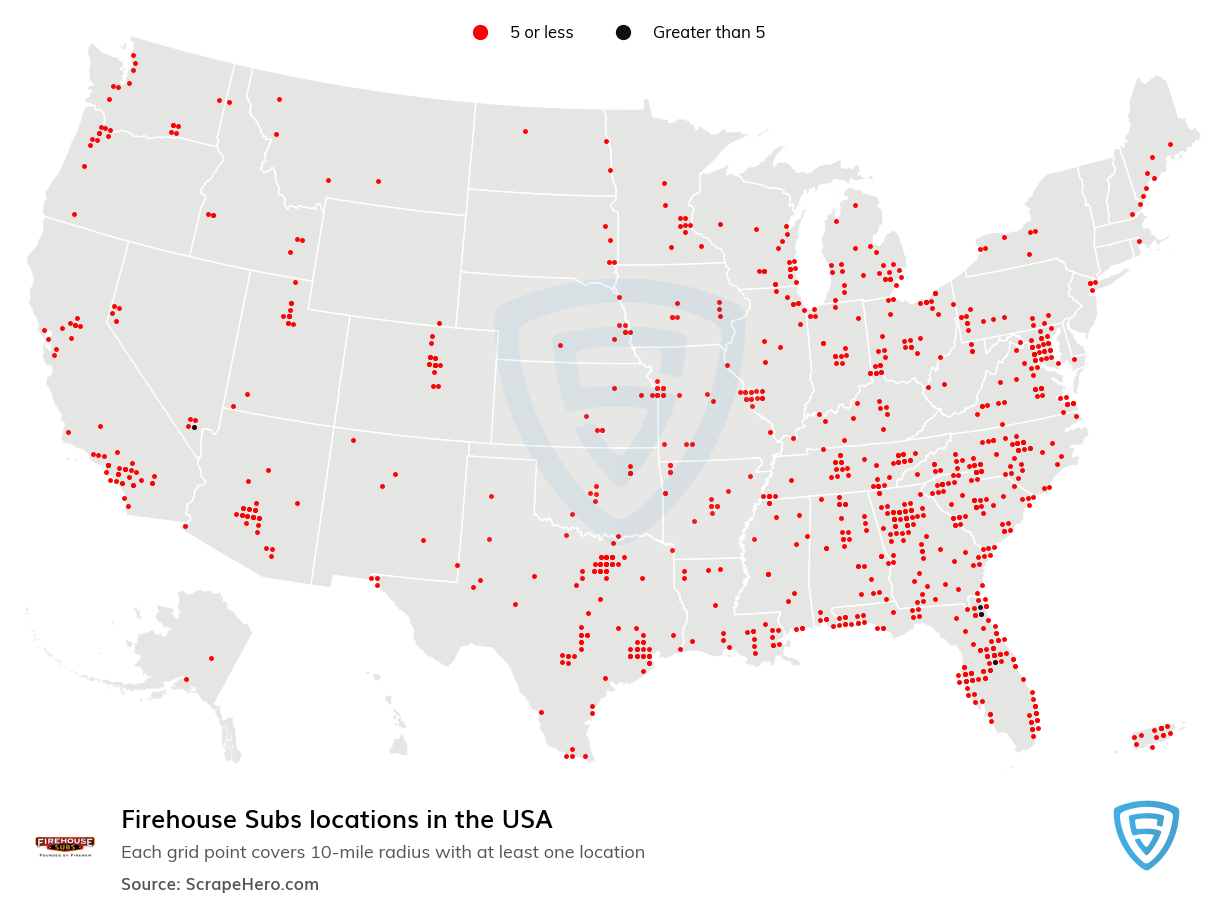 Firehouse Subs locations