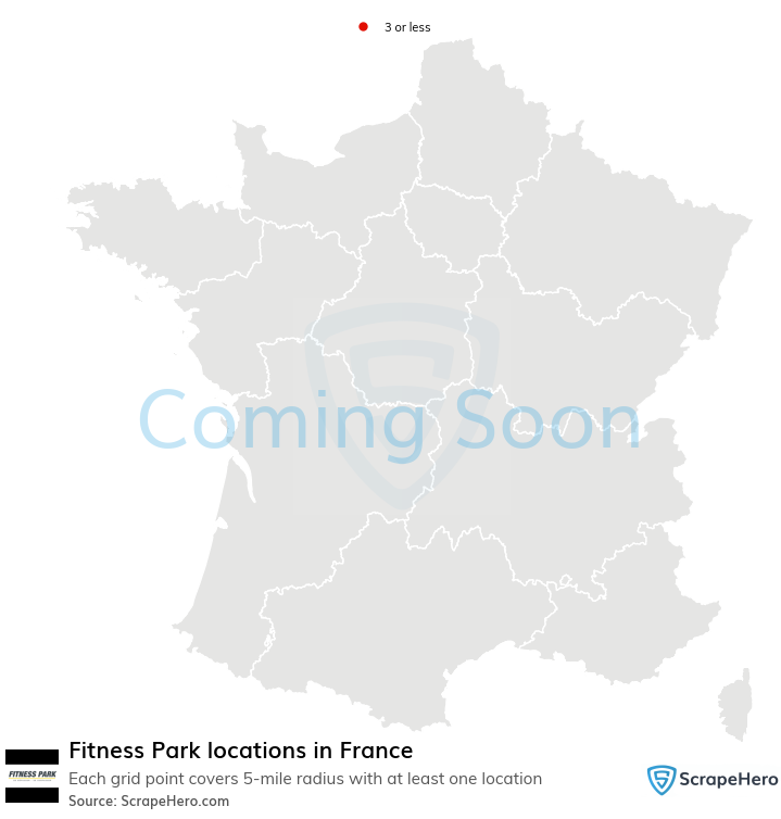  Fitness Park locations in France