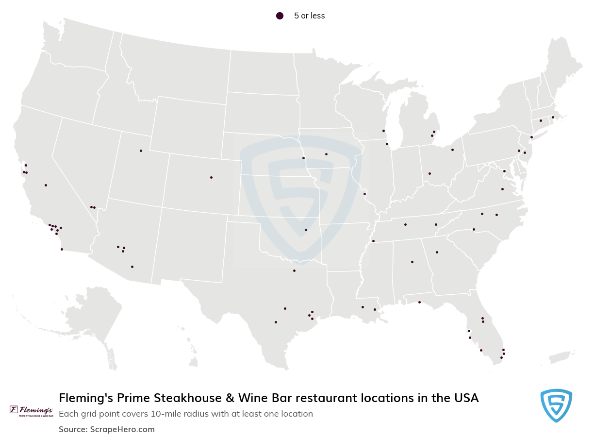 Fleming's Prime Steakhouse & Wine Bar store locations