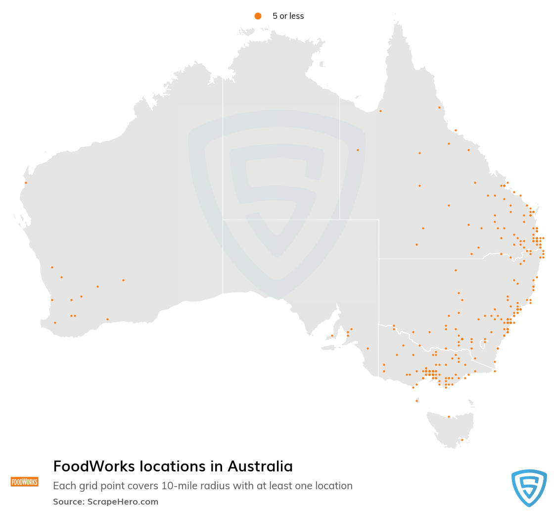 FoodWorks retail store locations