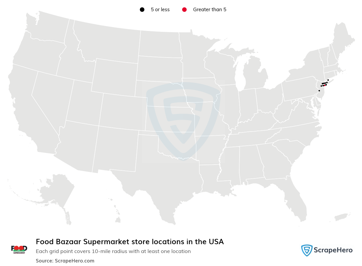 Food Bazaar Supermarket store locations