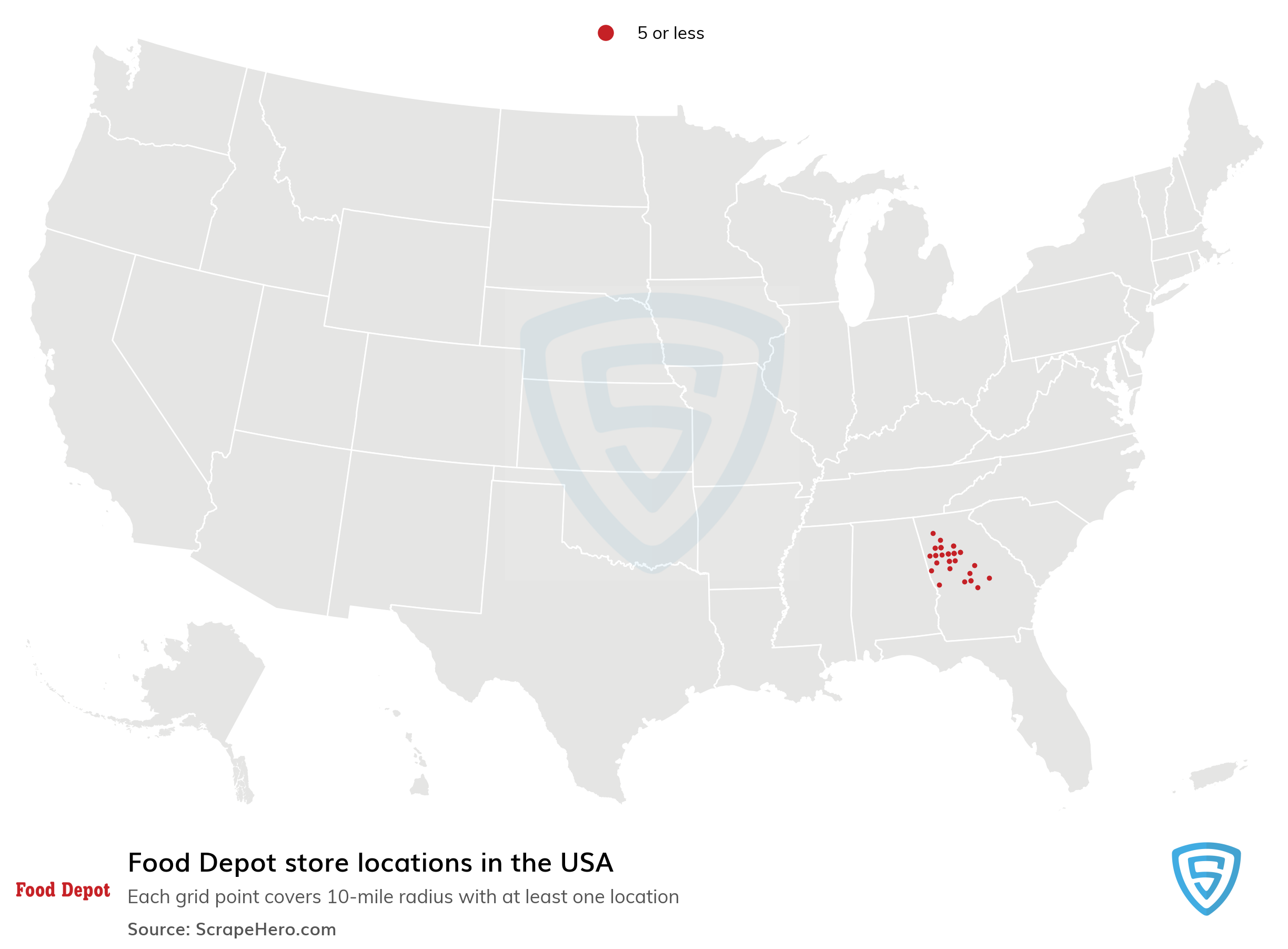 Food Depot store locations in the USA