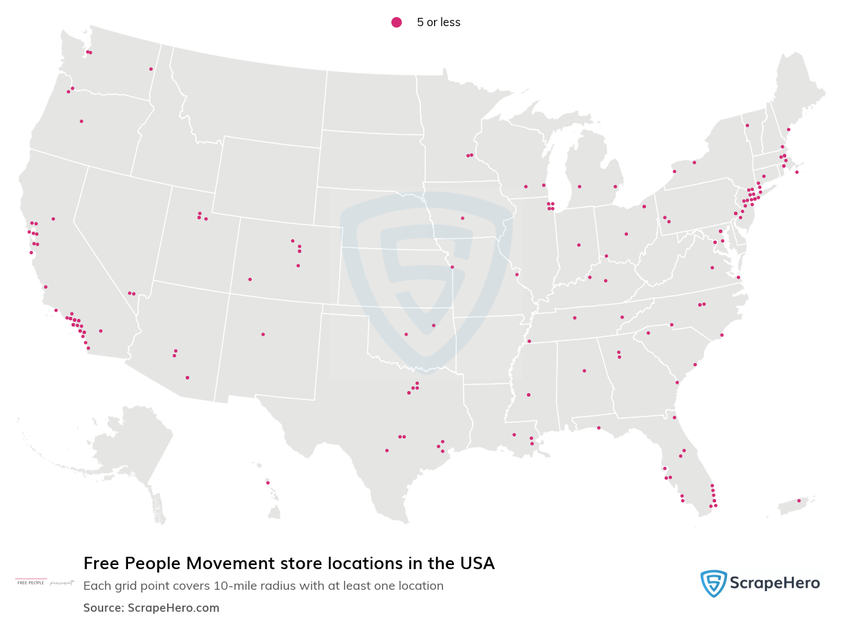 Free People Movement store locations