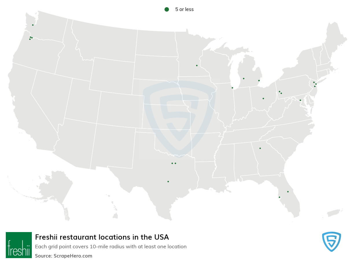 Freshii restaurant locations