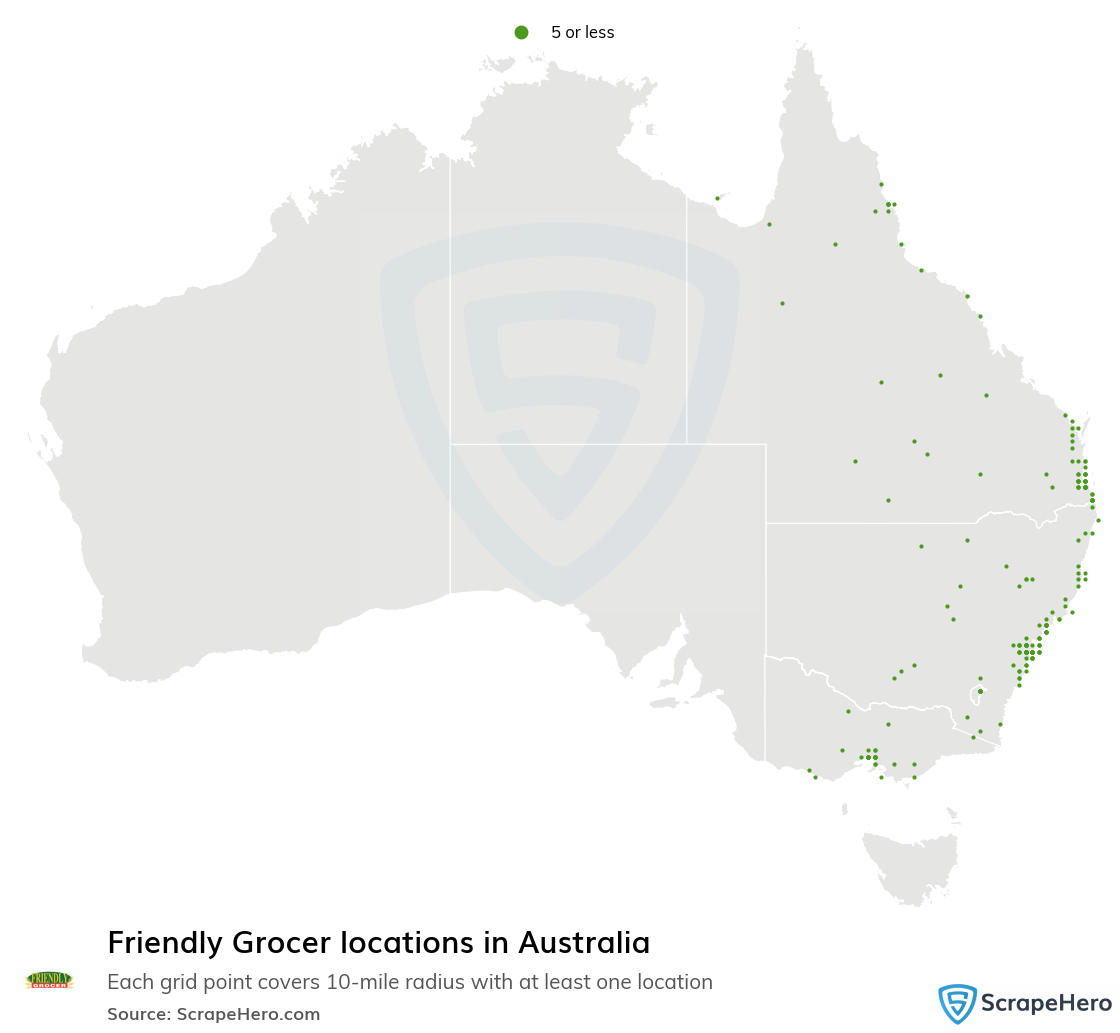 Friendly Grocer store locations