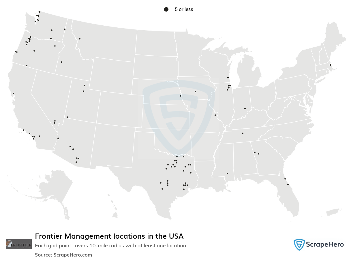 Frontier Management locations