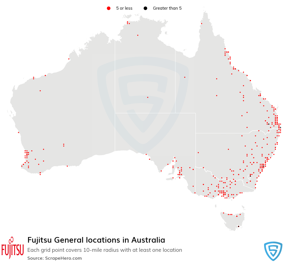 Fujitsu General dealer locations