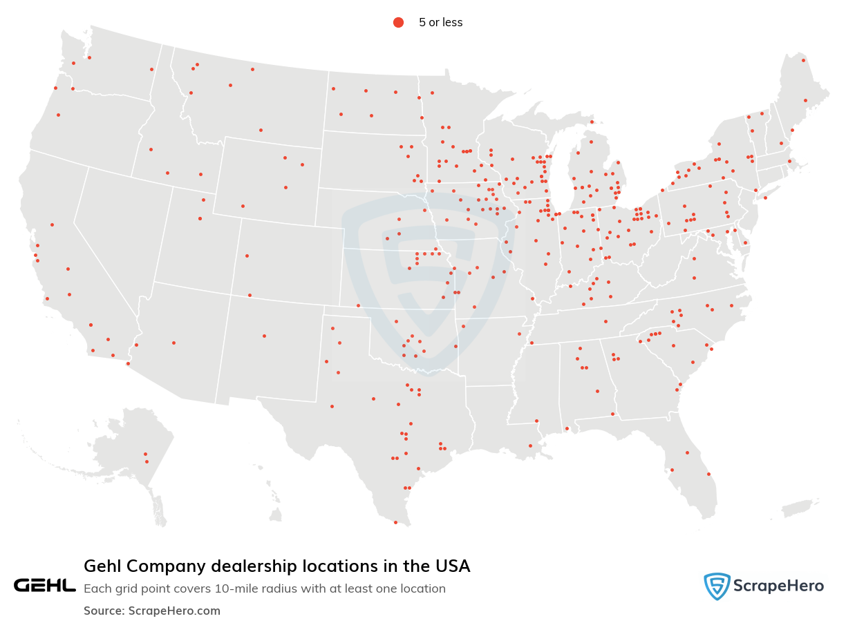 Gehl Company dealership locations