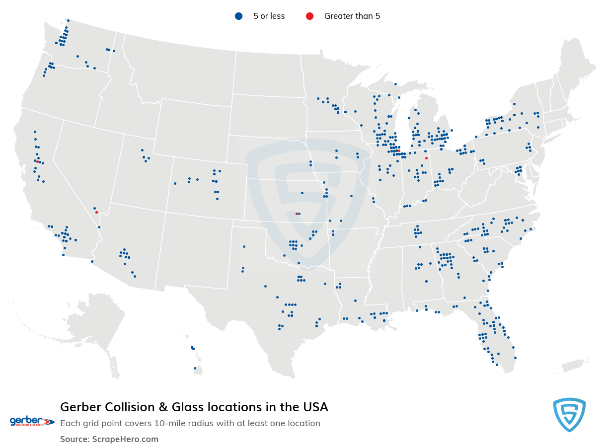 Gerber Collision & Glass locations