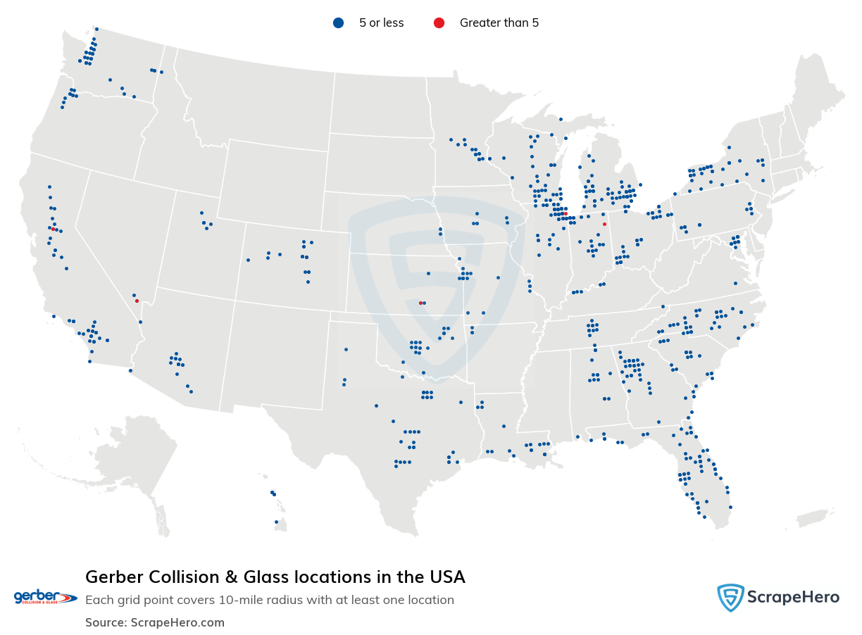 Gerber Collision & Glass locations