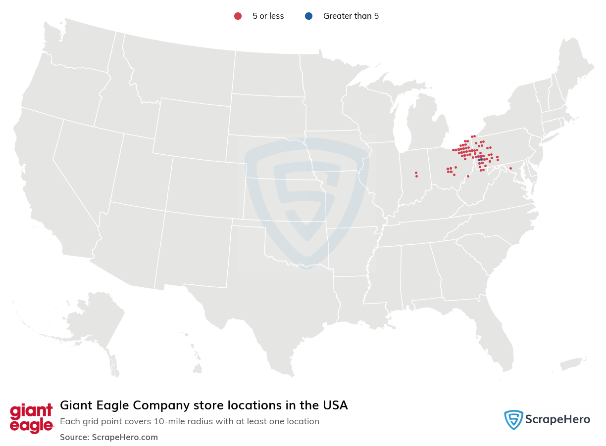 Giant Eagle Company store locations