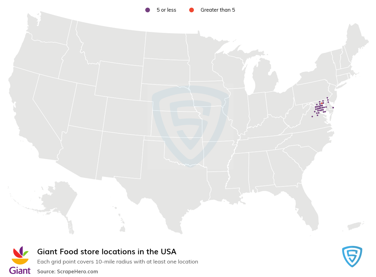 Giant Food store locations