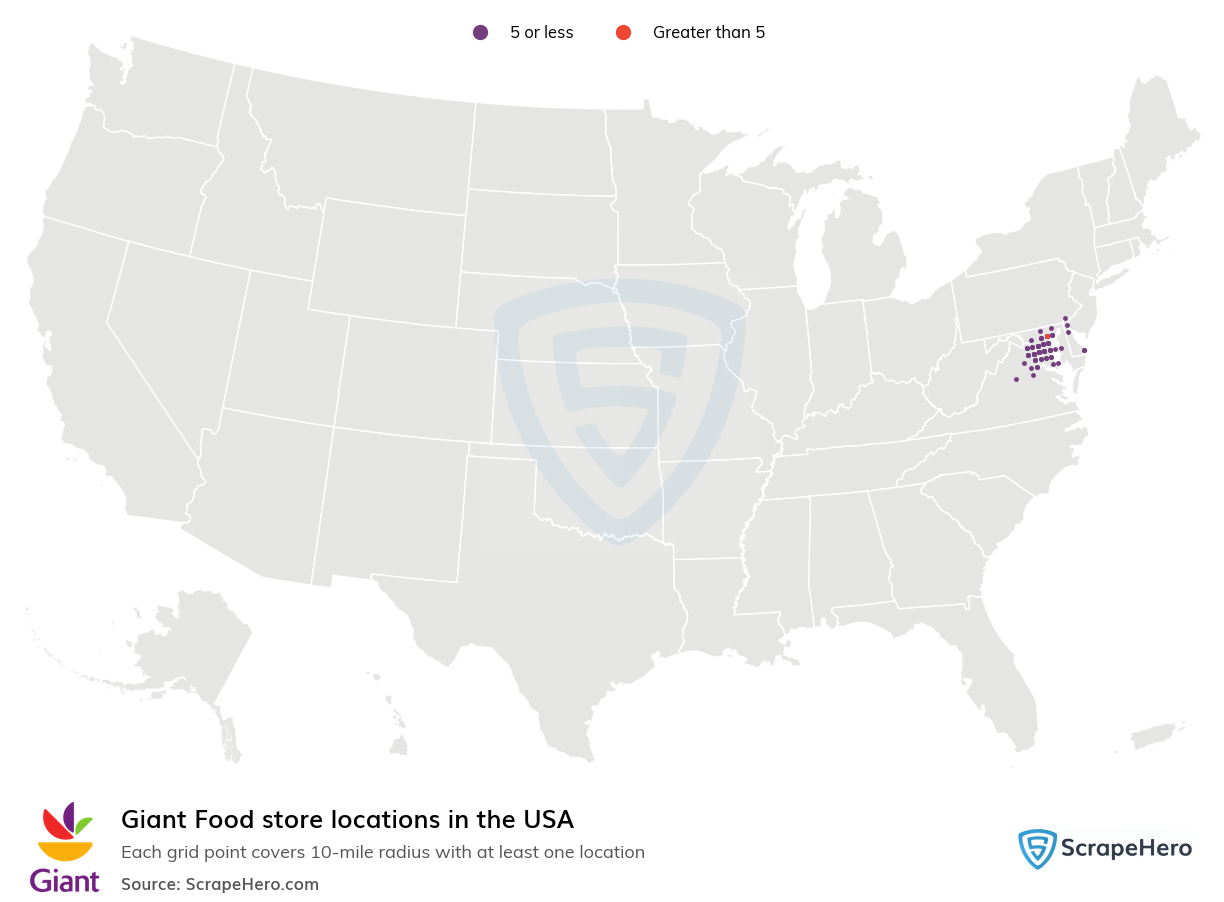 Giant Food store locations