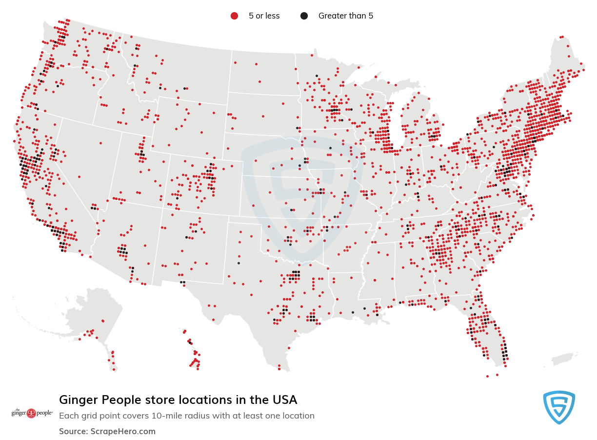 Ginger People locations