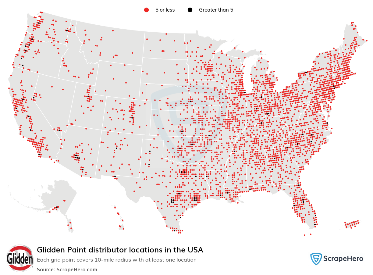 Glidden Paint distributor locations