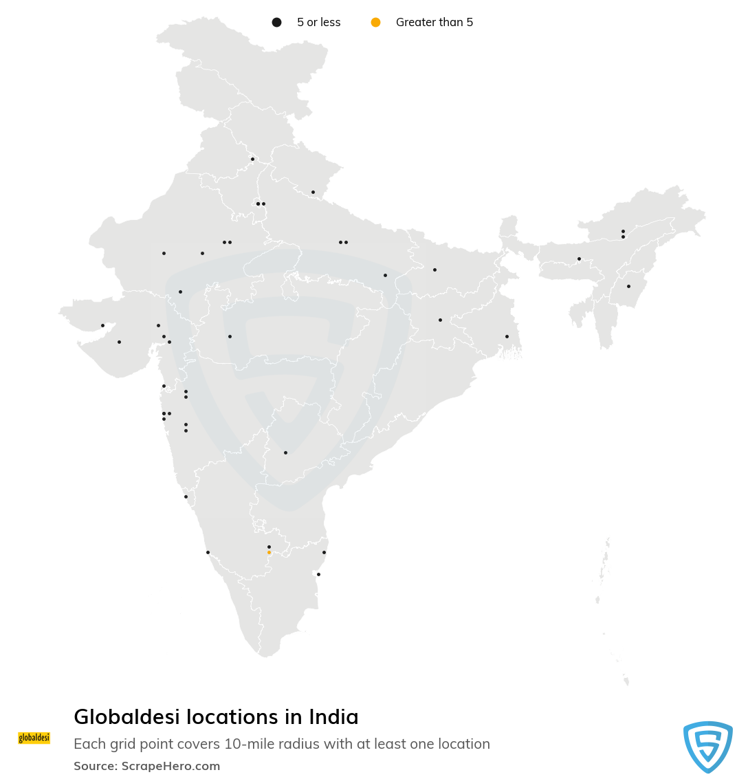 Globaldesi store locations