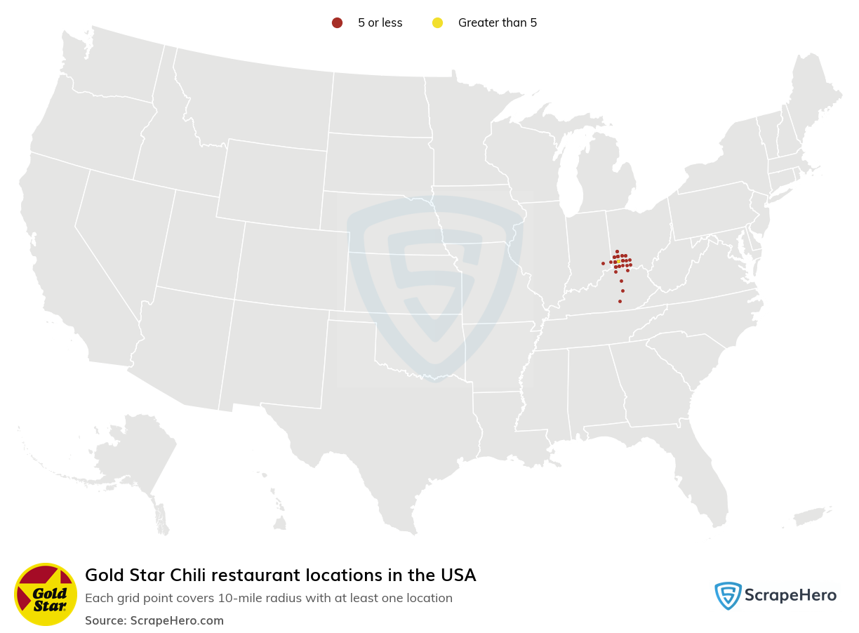 Gold Star Chili restaurant locations