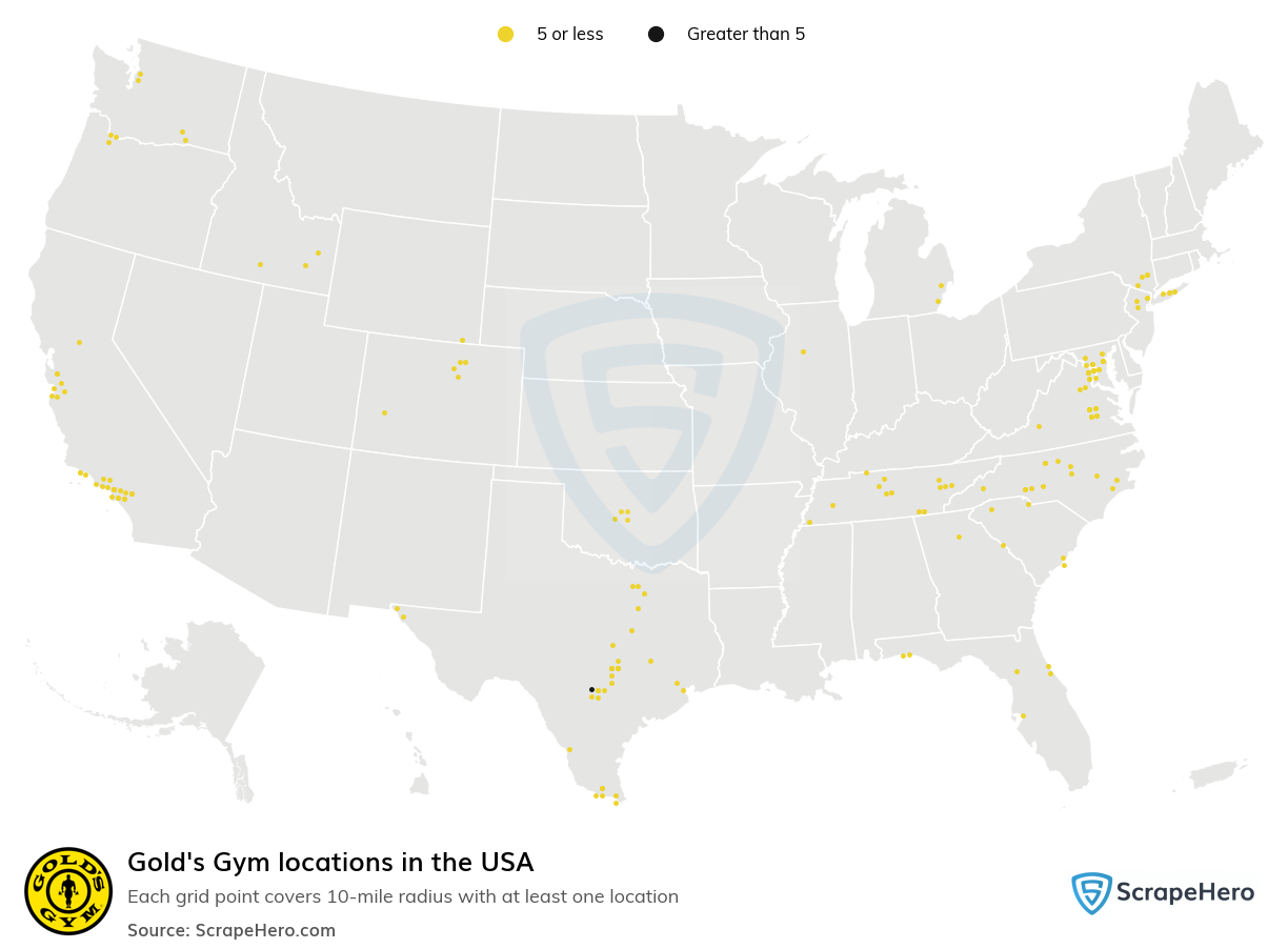 Gold's Gym locations