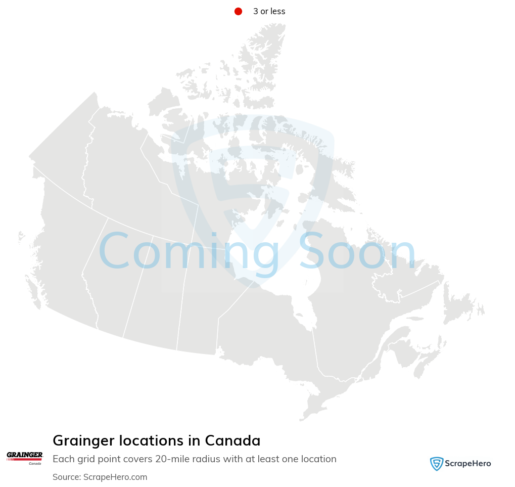  Grainger locations in Canada