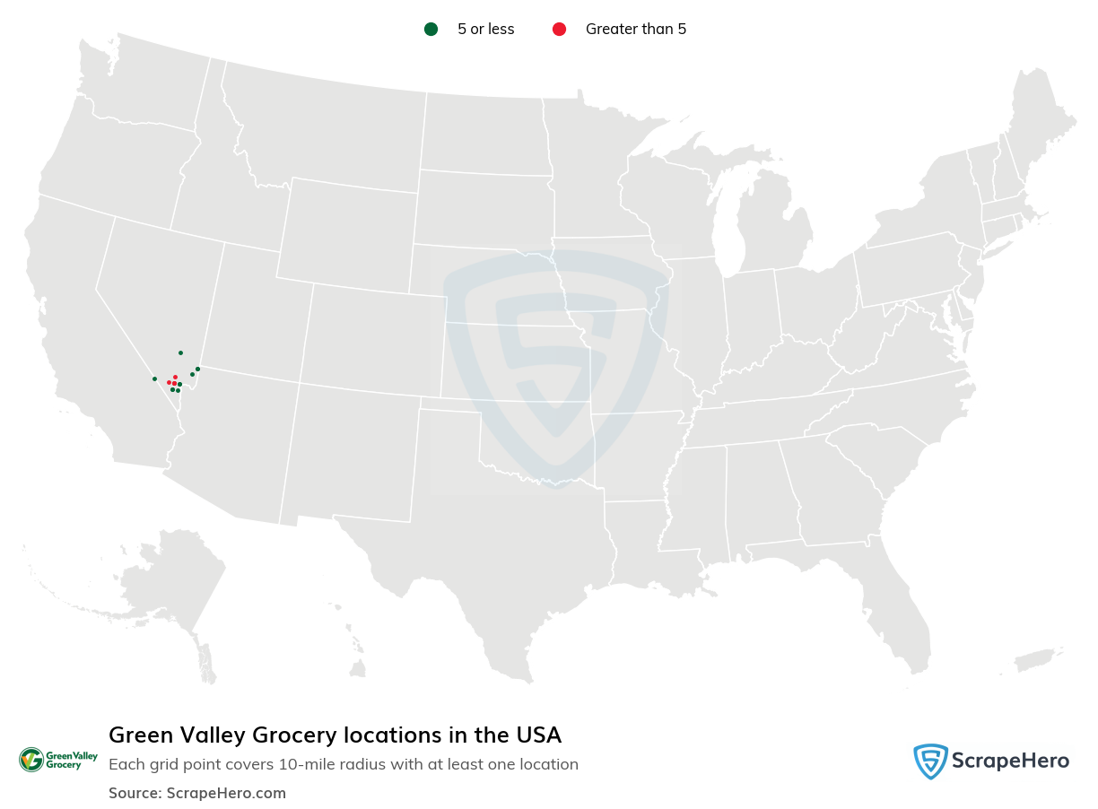 Green Valley Grocery locations