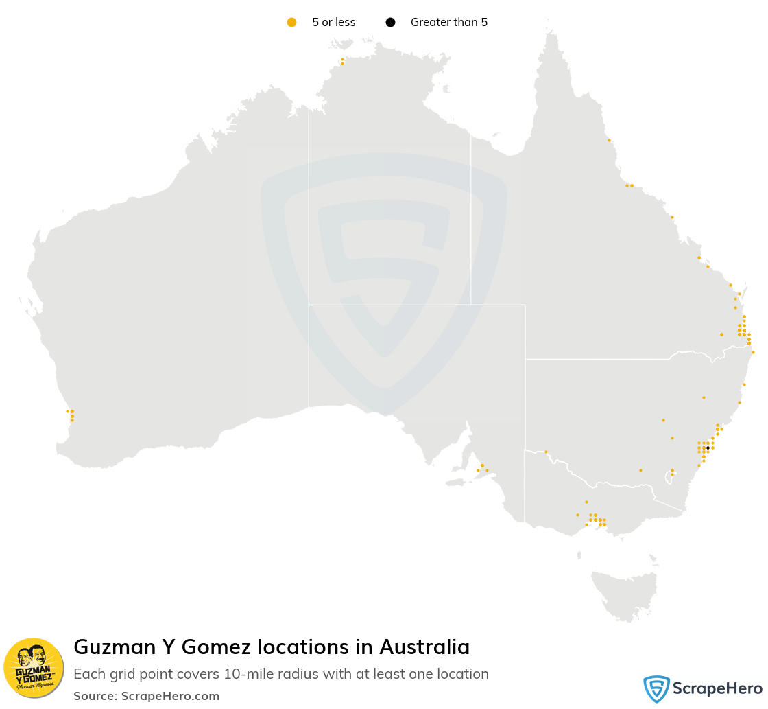 Guzman Y Gomez store locations