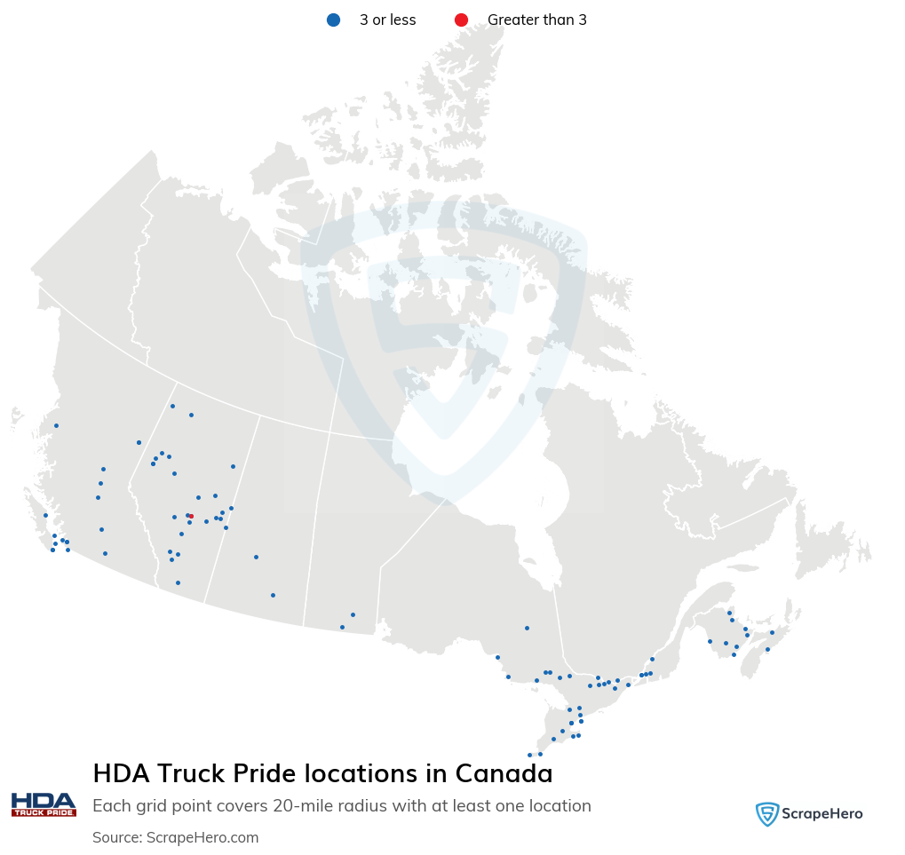 HDA Truck Pride locations