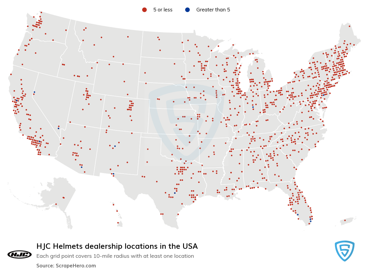 HJC Helmets dealership locations