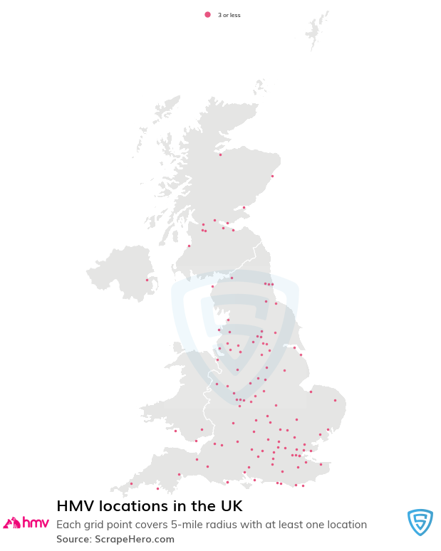 HMV store locations