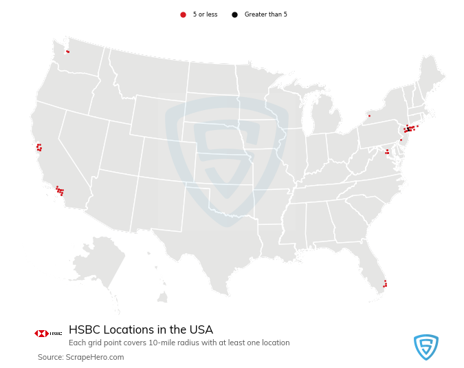 HSBC bank locations