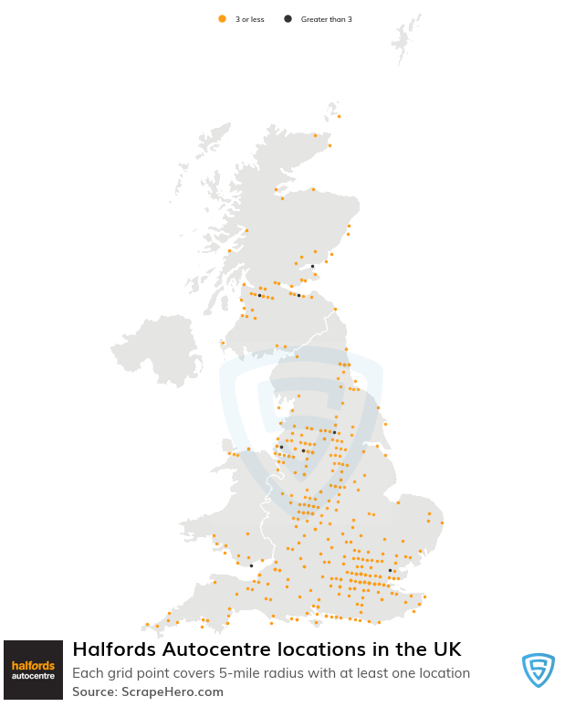 Halfords Autocentre locations