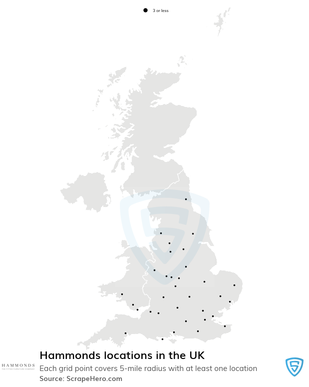 Hammonds store locations