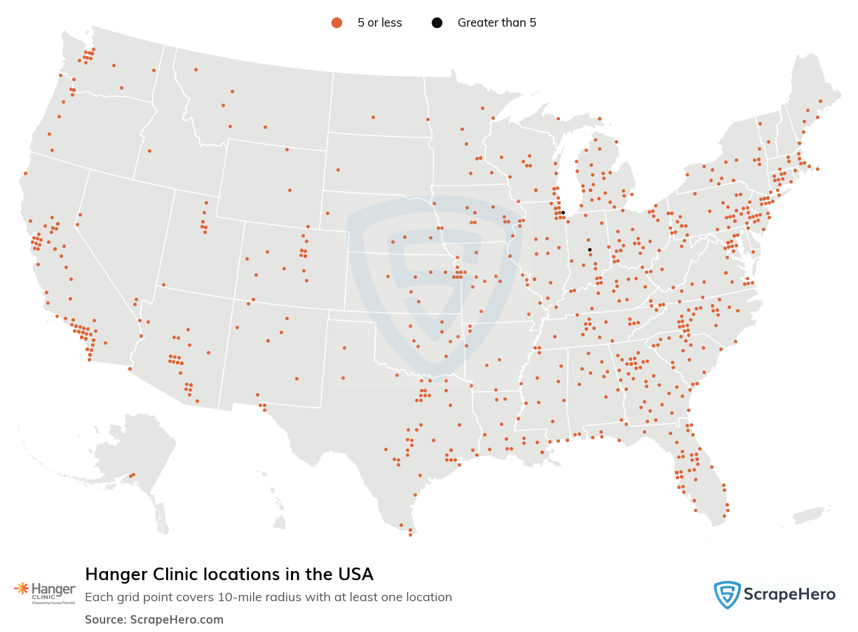 Hanger Clinic locations