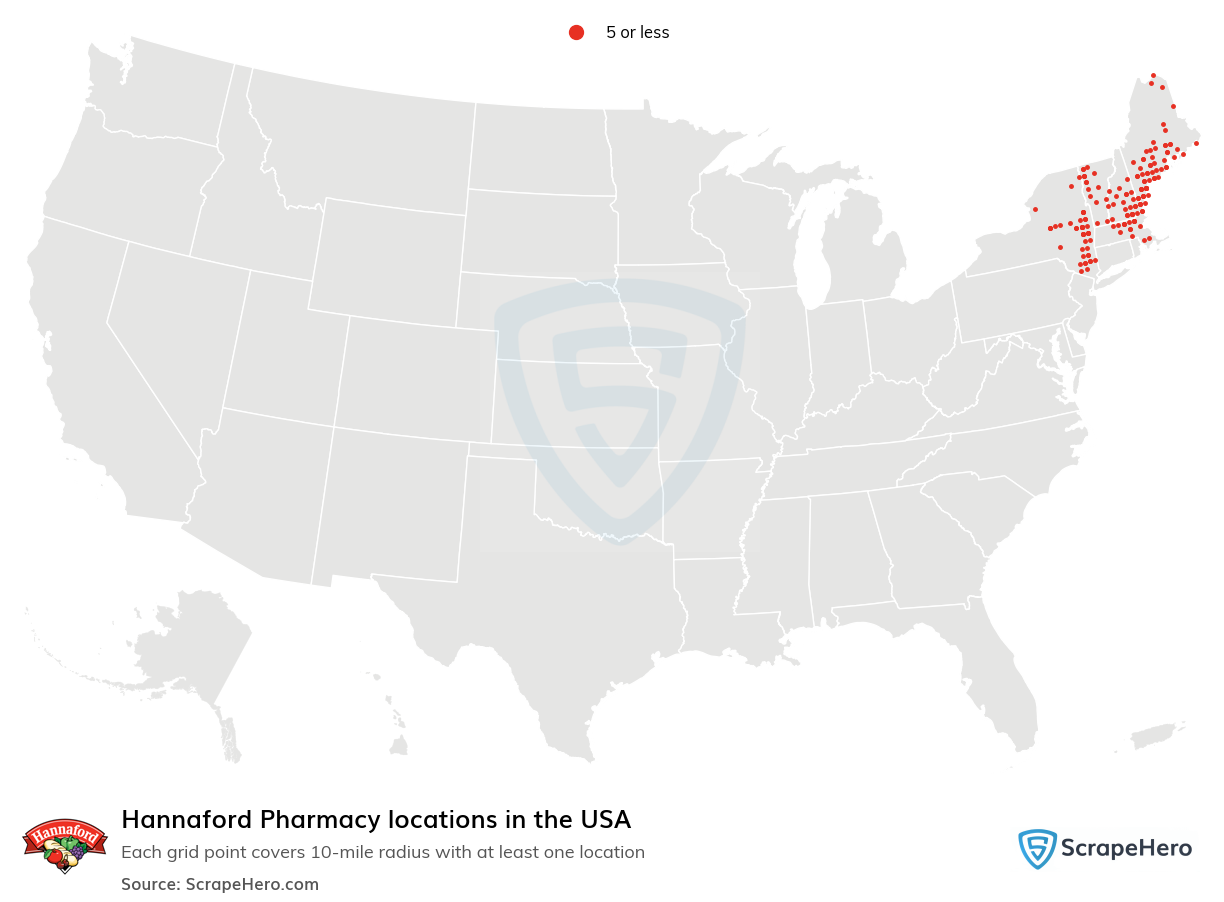 Hannaford Pharmacy locations