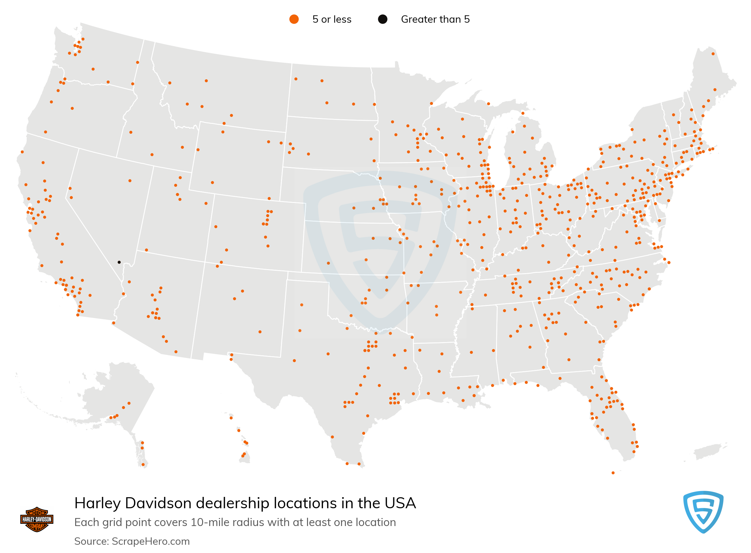 Map Of Harley Davidson Locations Maping Resources